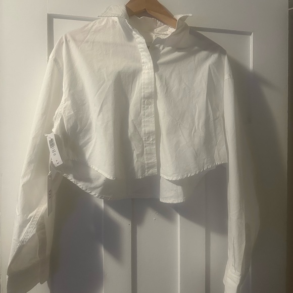 Sunday Best by Aritzia Poppy Poplin shit BNWT - Picture 7 of 7